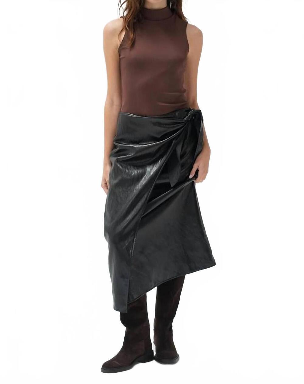 NEW LNA celine turtleneck top in french roast